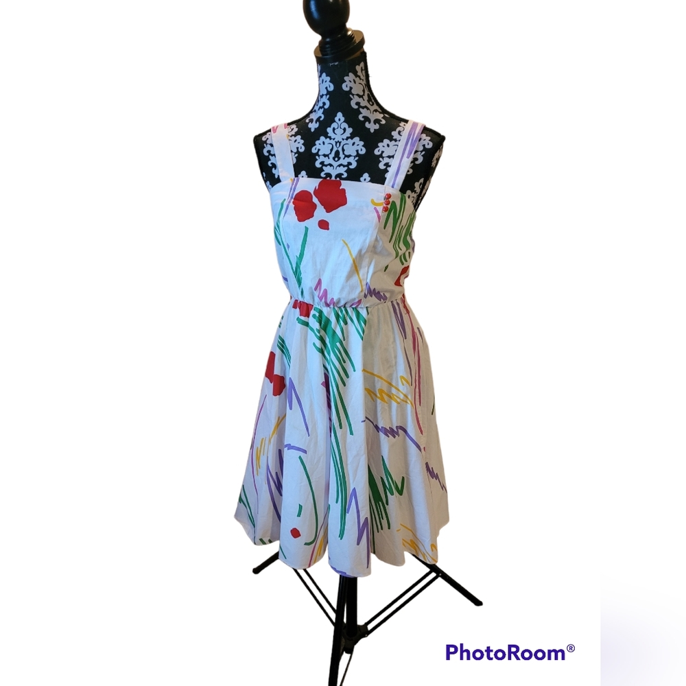 80s colorful sundress